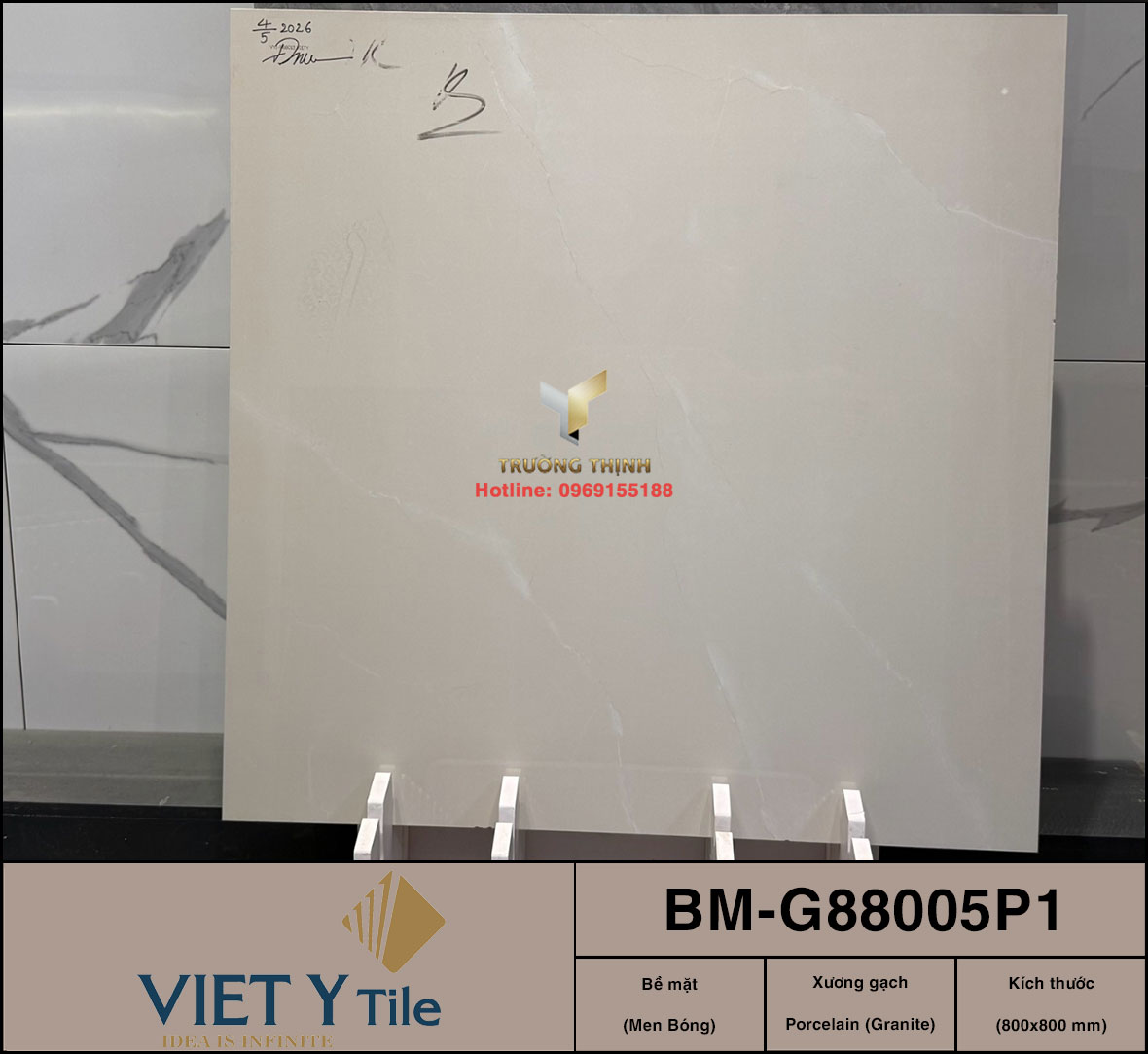 10 Mẫu Gạch Lát Nền Granite 80x80 Xương Trắng Đẳng Cấp Từ Gạch Việt Ý