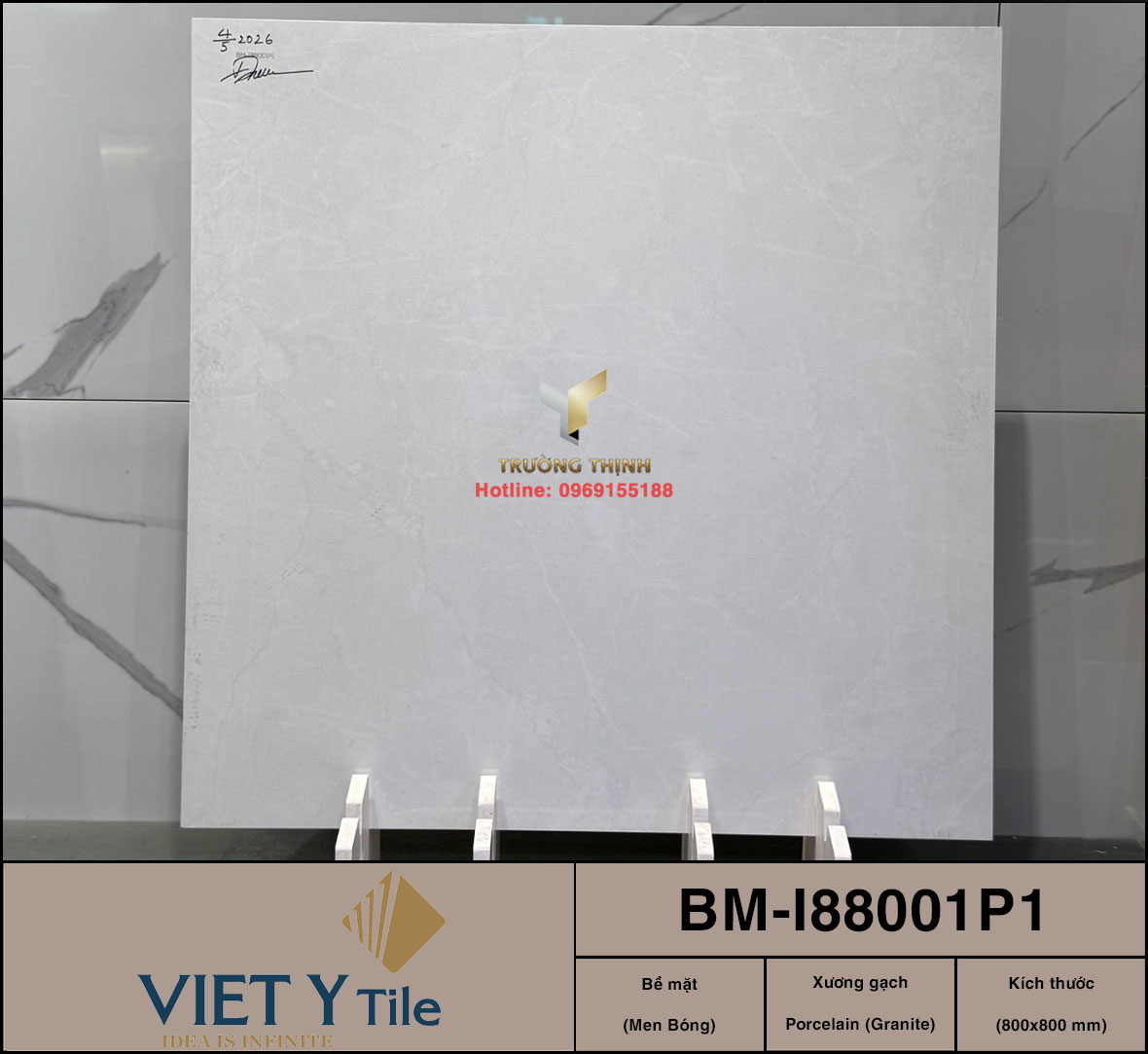 10 Mẫu Gạch Lát Nền Granite 80x80 Xương Trắng Đẳng Cấp Từ Gạch Việt Ý