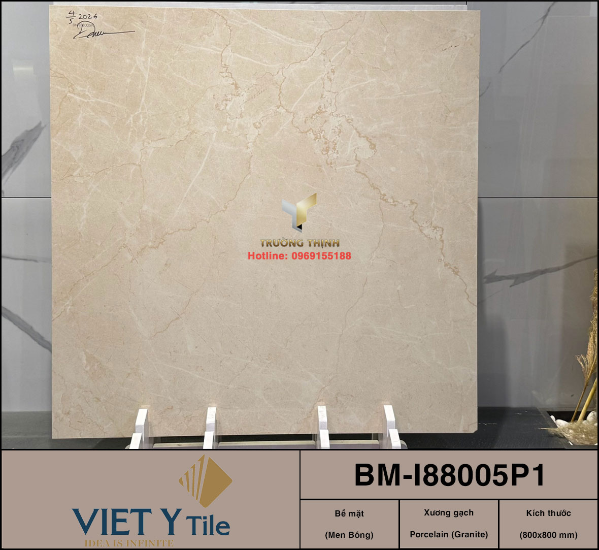 10 Mẫu Gạch Lát Nền Granite 80x80 Xương Trắng Đẳng Cấp Từ Gạch Việt Ý