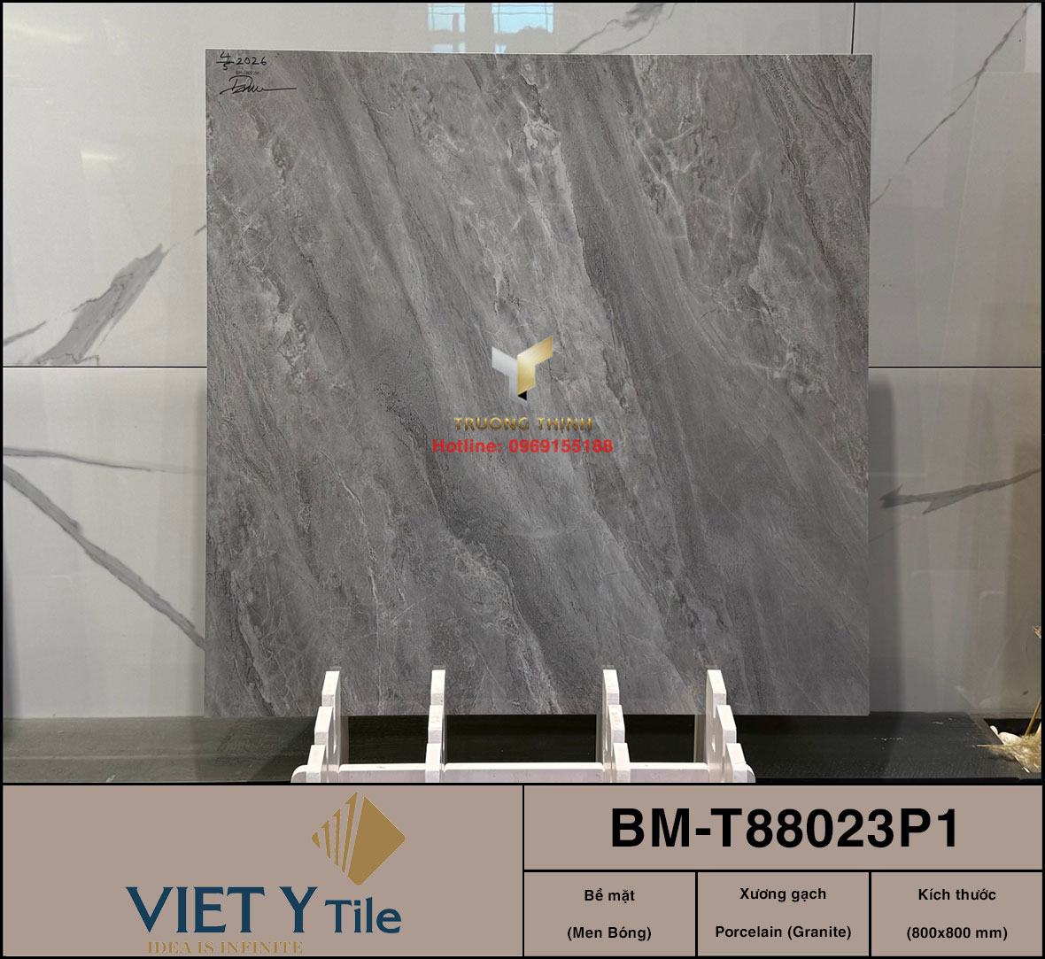 10 Mẫu Gạch Lát Nền Granite 80x80 Xương Trắng Đẳng Cấp Từ Gạch Việt Ý
