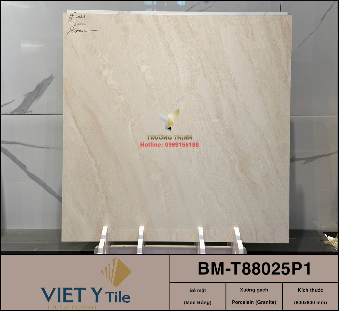 10 Mẫu Gạch Lát Nền Granite 80x80 Xương Trắng Đẳng Cấp Từ Gạch Việt Ý
