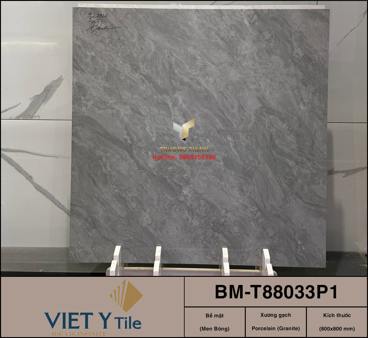 10 Mẫu Gạch Lát Nền Granite 80x80 Xương Trắng Đẳng Cấp Từ Gạch Việt Ý