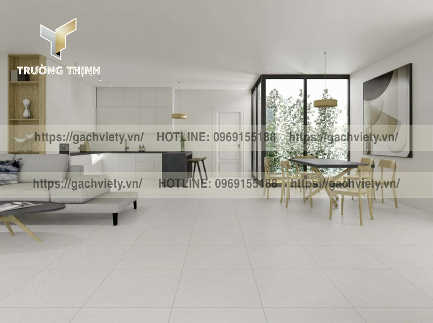 Khám phá bí quyết chọn gạch lát nền phòng khách cao cấp: họa tiết vân đá, xương Granite, men Matt tone ghi xám tại Gạch Việt Ý. Kiến tạo không gian sống đẳng cấp, bền vững. Liên hệ Trường Thịnh 0919156136!