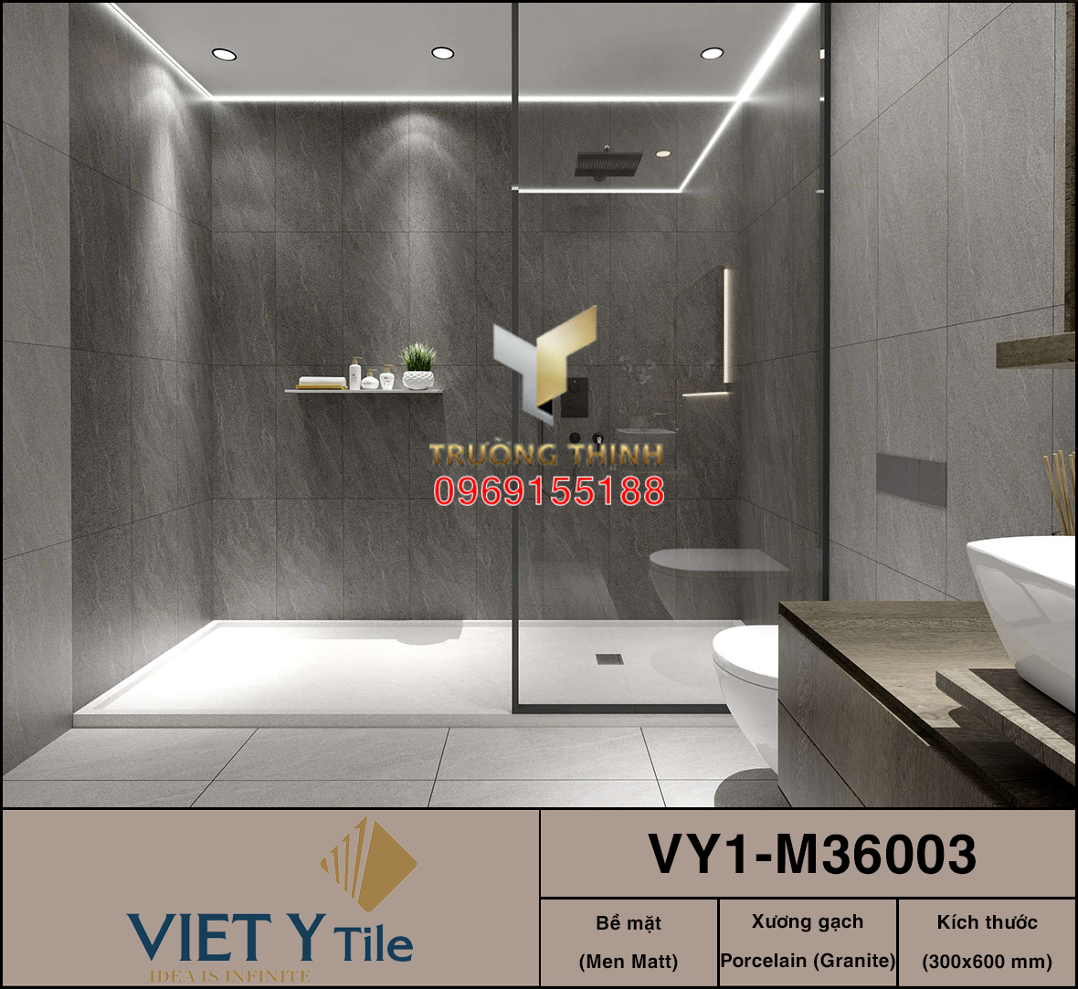 Bí quyết chọn mẫu gạch Việt Ý 30x60 ốp tường nhà tắm đẹp và hiện đại