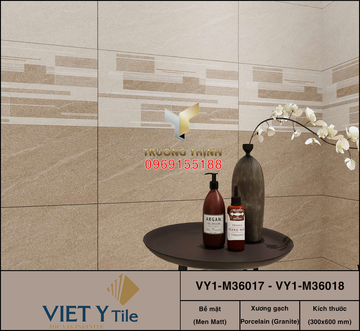 Bí quyết chọn mẫu gạch Việt Ý 30x60 ốp tường nhà tắm đẹp và hiện đại