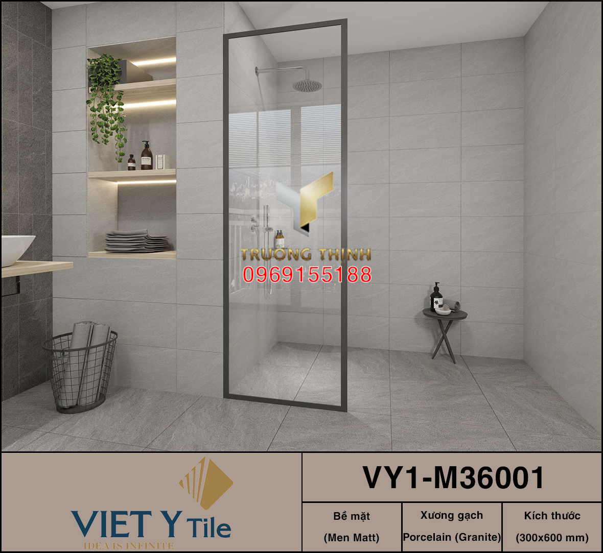Bí Quyết Chọn Mẫu Gạch Việt Ý 30x60 Ốp Tường Nhà Tắm Đẹp & Hiện Đại