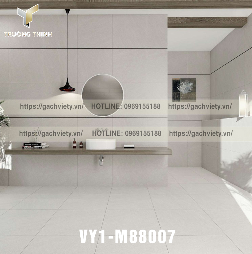 Cách phối màu gạch ốp tường và gạch lát nền hài hòa cho không gian sống đẳng cấp