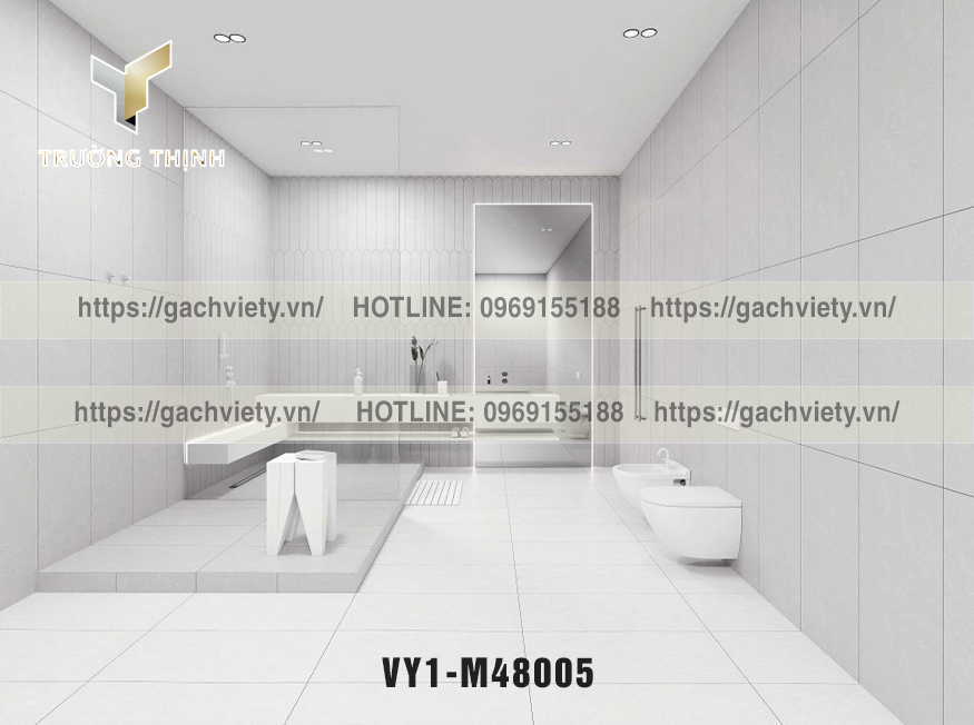 Hướng dẫn chọn gạch ốp tường nhà tắm chống thấm, dễ vệ sinh - Gạch Việt Ý