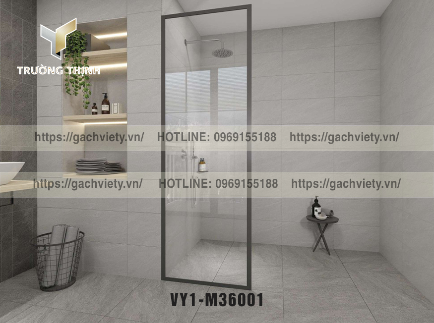 Hướng dẫn chọn gạch ốp tường nhà tắm chống thấm, dễ vệ sinh - Gạch Việt Ý
