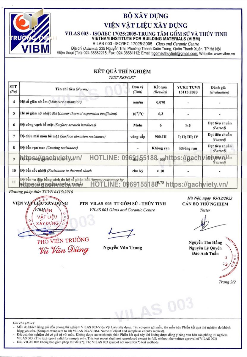 Tổng Hợp Chứng Nhận & Tiêu Chuẩn Chất Lượng – Cam Kết Uy Tín Vàng Cho Mọi Công Trình - Tes thí nghiệm