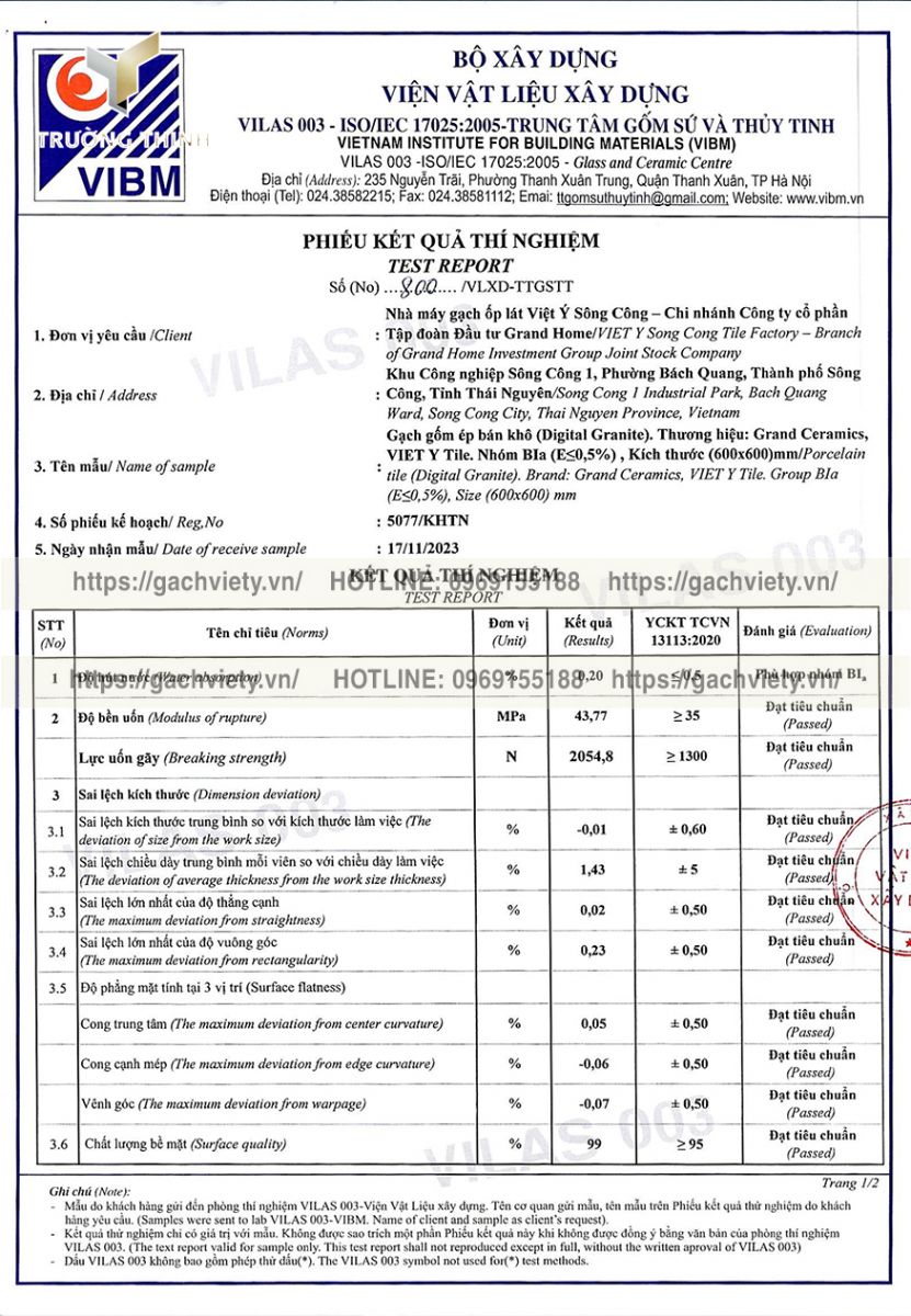 Tổng Hợp Chứng Nhận & Tiêu Chuẩn Chất Lượng – Cam Kết Uy Tín Vàng Cho Mọi Công Trình