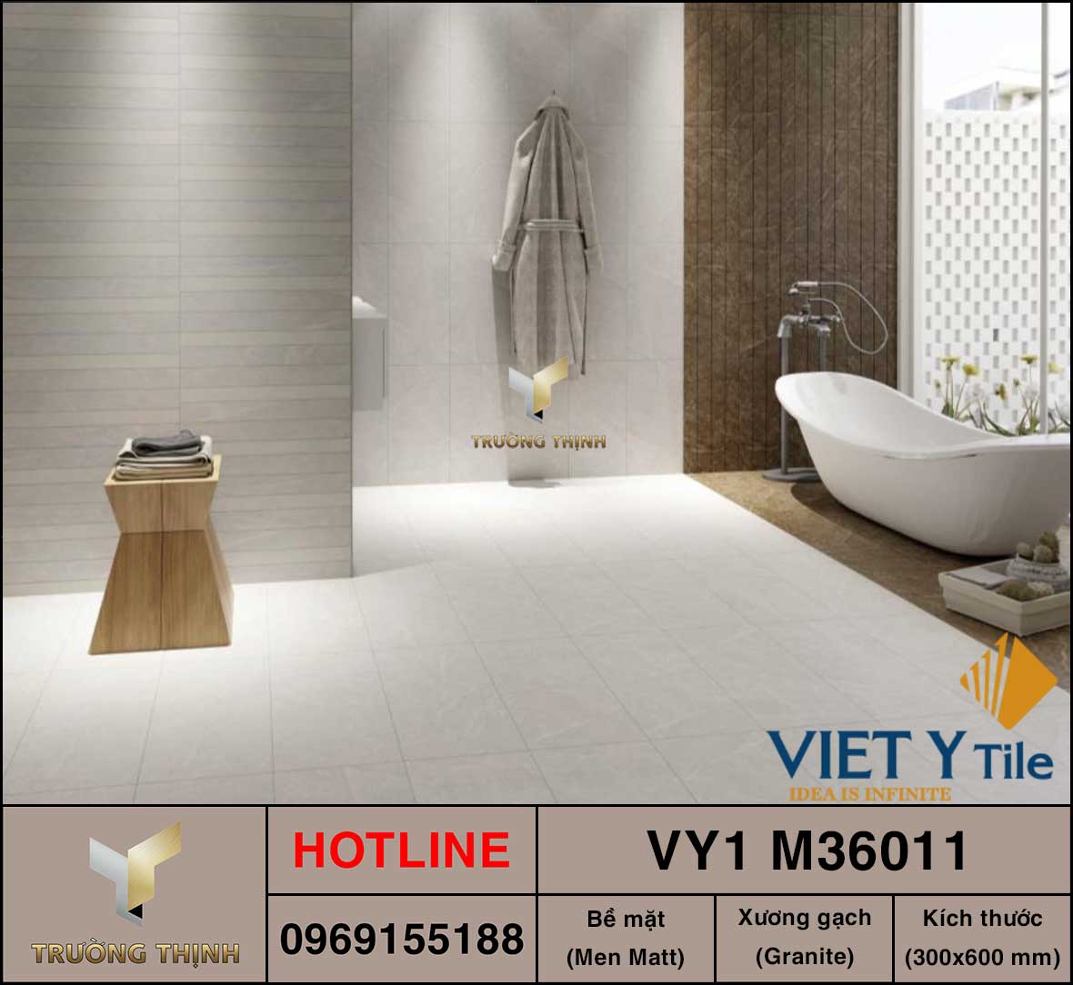 Gạch ốp lát 300x600 Việt Ý VY1 M36011