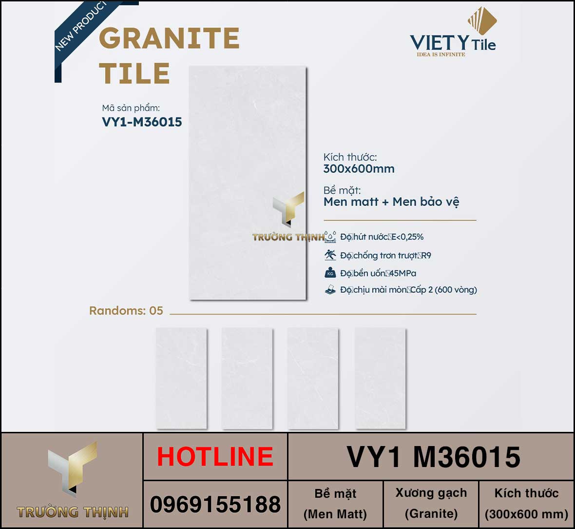 Gạch ốp lát 300x600 Việt Ý VY1 M36015