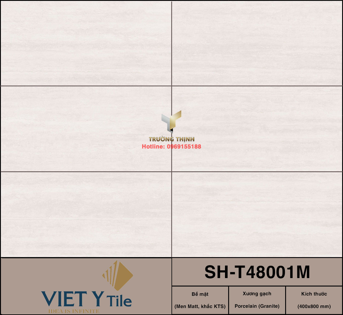 Gạch ốp lát granite men Matt khắc KTS 400x800 Việt Ý SH-T48001M – Đỉnh cao nghệ thuật kiến trúc hiện đại