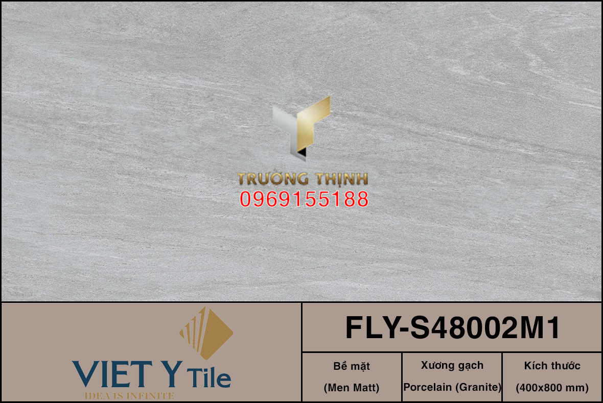 Gạch ốp lát men khô chống trơn 400x800 Việt Ý FLY-S48002M1: Đỉnh cao vẻ đẹp hiện đại và an toàn
