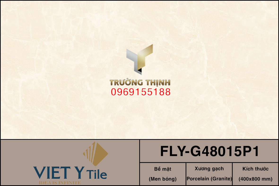 Gạch ốp tường giả đá màu kem 400x800 Việt Ý FLY-G48015P1 giá tốt