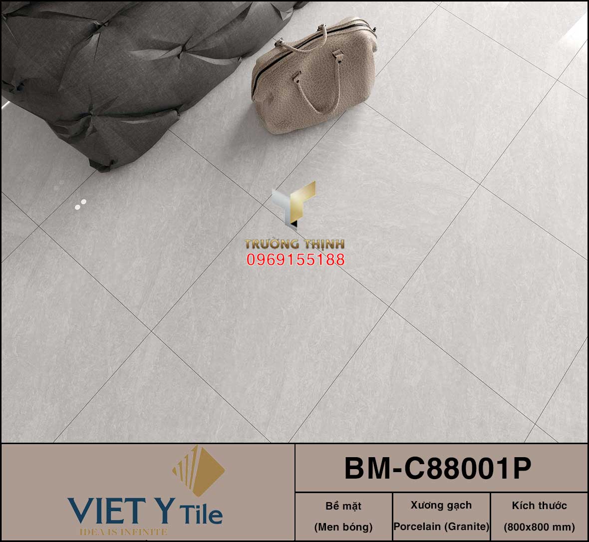 Top 8 mẫu gạch lát nền granite men bóng 80x80 Việt Ý đẹp sang 2026