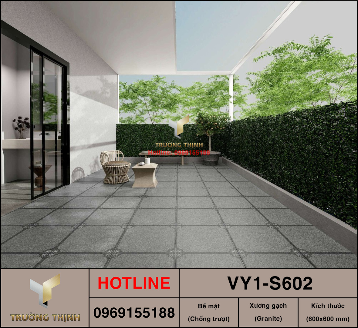 Gạch 600x600 Việt Ý VY1-S602