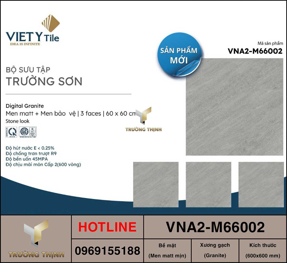 Gạch 600x600 Việt Ý VNA2-M66002