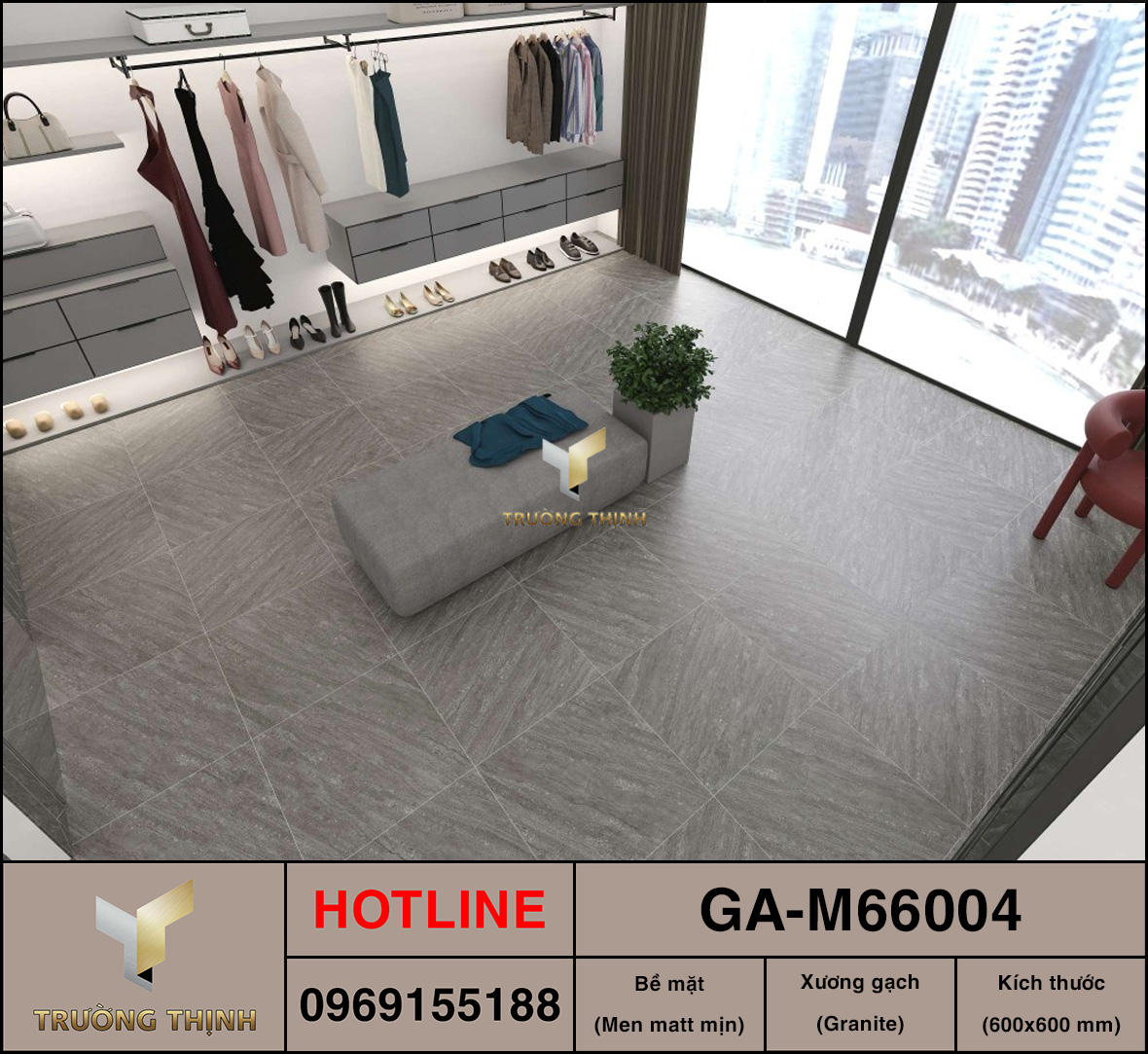 Gạch 600x600 Việt Ý GA-M66004