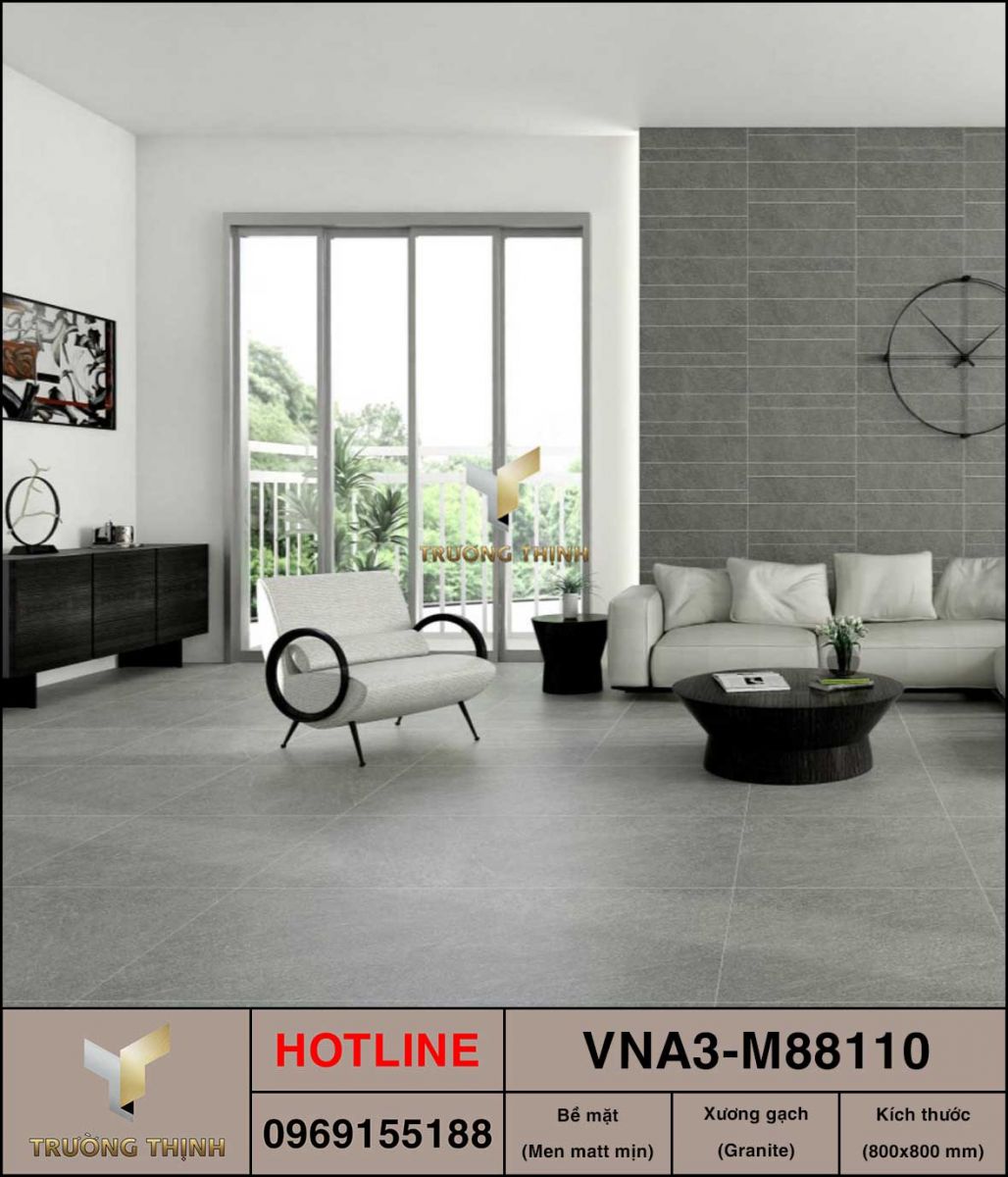 Gạch granite vân cát 800x800 Việt Ý VNA3-M88110