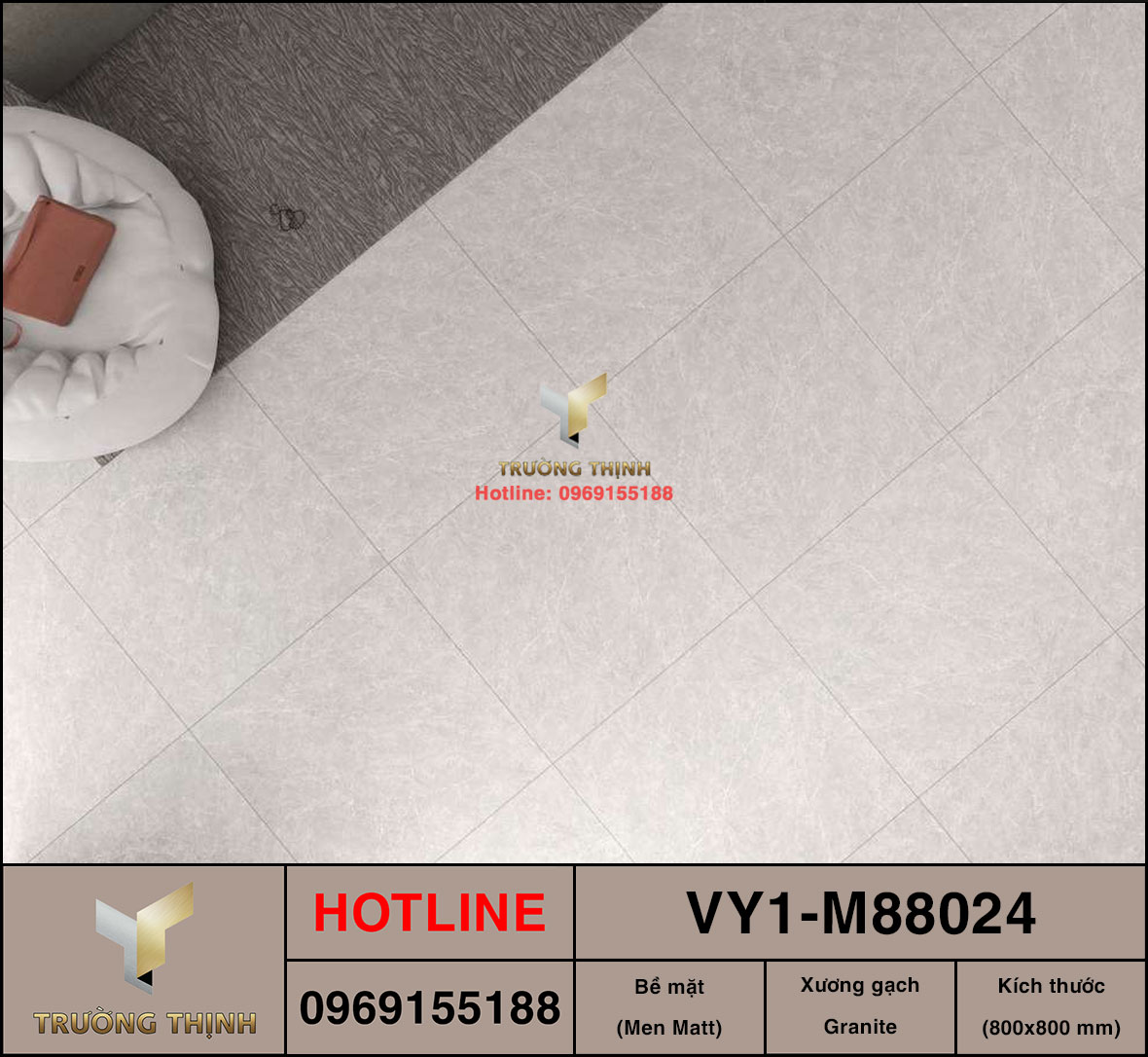 Gạch 800x800 Việt Ý VY1-M88024