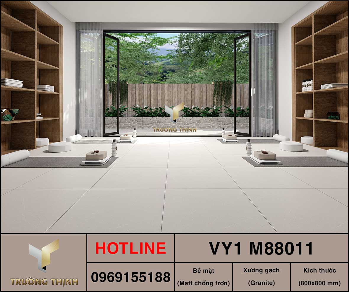 Gạch men matt vân đá 800x800 Việt Ý VY1 M88011