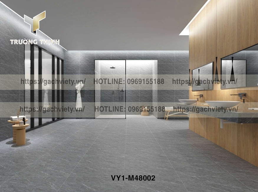 Gạch Ốp Lát Phòng Tắm Việt Ý: An Toàn, Sang Trọng và Dễ Vệ Sinh – Kiến Tạo Không Gian Thư Giãn Đẳng Cấp