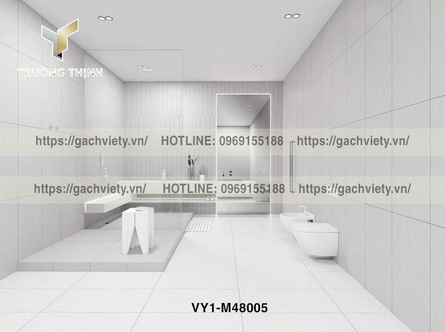 Gạch Ốp Lát Phòng Tắm Việt Ý: An Toàn, Sang Trọng và Dễ Vệ Sinh – Kiến Tạo Không Gian Thư Giãn Đẳng Cấp