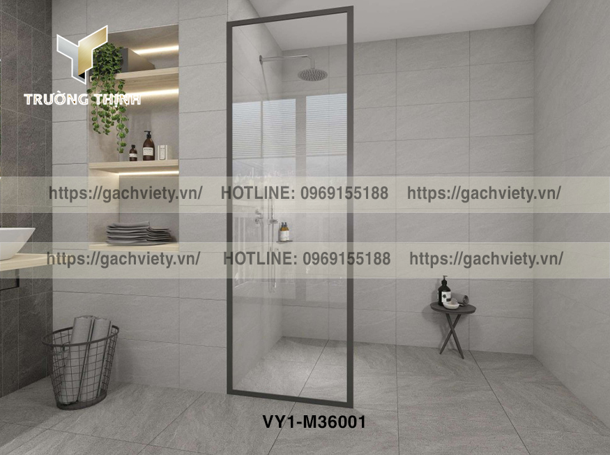 Gạch Ốp Lát Phòng Tắm Việt Ý: An Toàn, Sang Trọng và Dễ Vệ Sinh – Kiến Tạo Không Gian Thư Giãn Đẳng Cấp