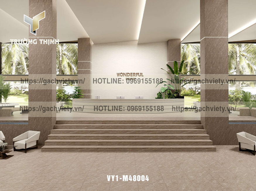 Gạch ốp tường vân đá 400x800 Việt Ý: Nâng Tầm Sang Trọng và Đẳng Cấp Cho Mọi Không Gian
