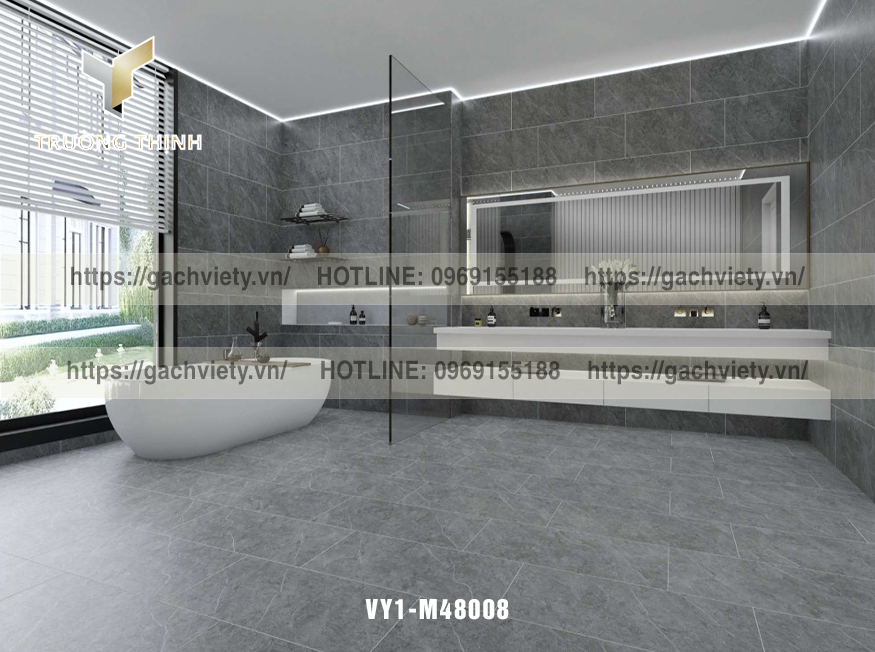 Gạch ốp tường vân đá 400x800 Việt Ý: Nâng Tầm Sang Trọng và Đẳng Cấp Cho Mọi Không Gian