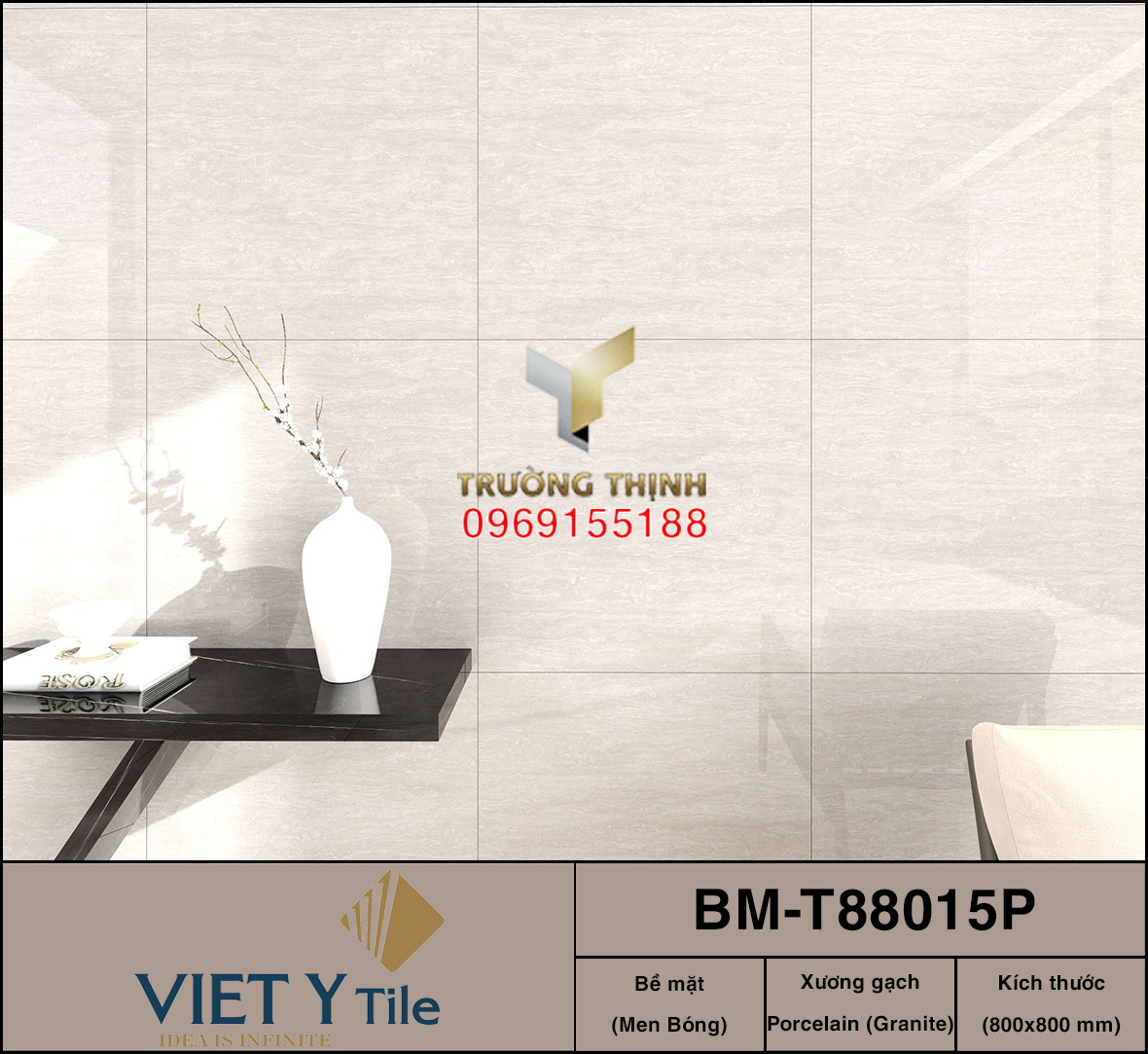 Gạch Việt Ý 80x80: Giải pháp sang trọng cho biệt thự và sảnh lớn | Trường Thịnh Group