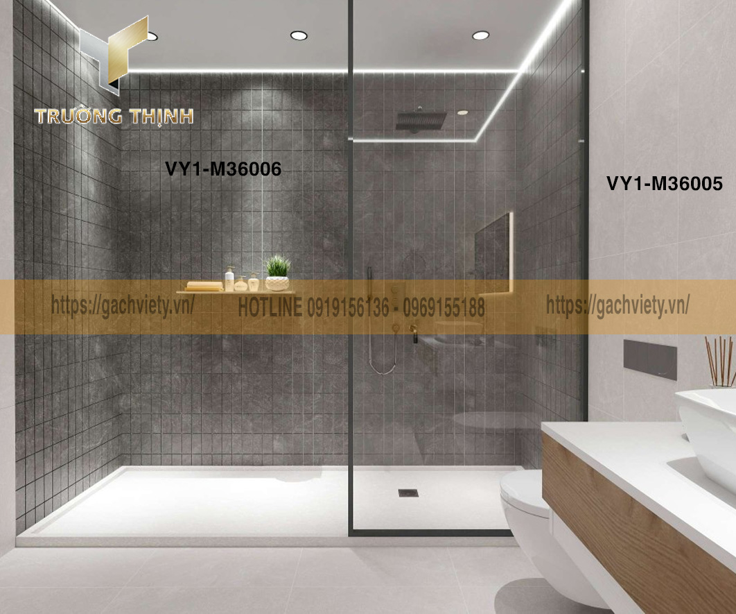 Gạch ốp tường 300x600 Việt Ý - Mẫu VY1-M36005 cùng VY1-M36006