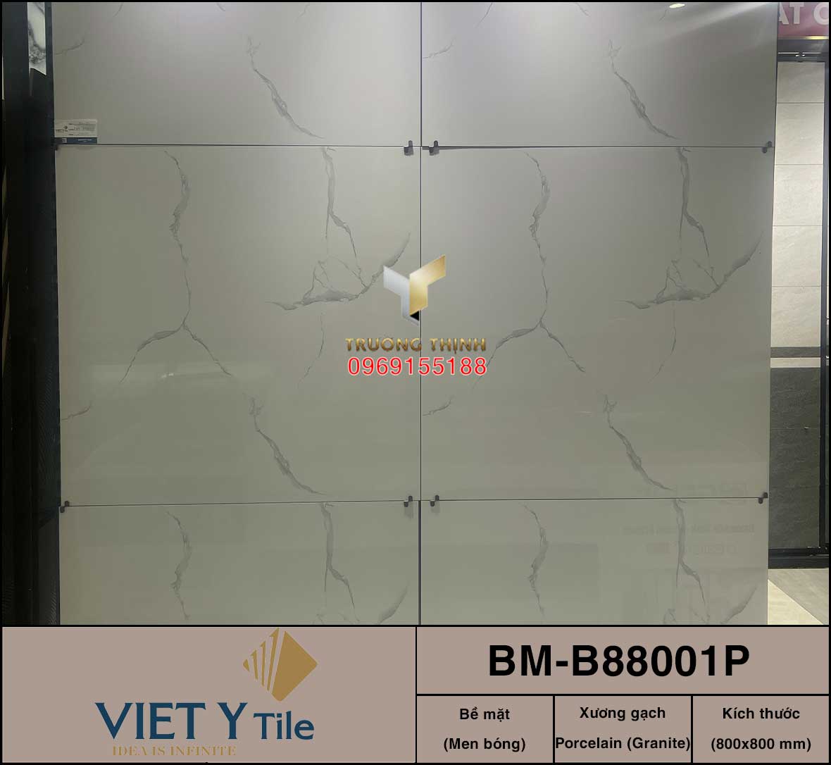 Top 8 mẫu gạch lát nền granite men bóng 80x80 Việt Ý đẹp sang 2026