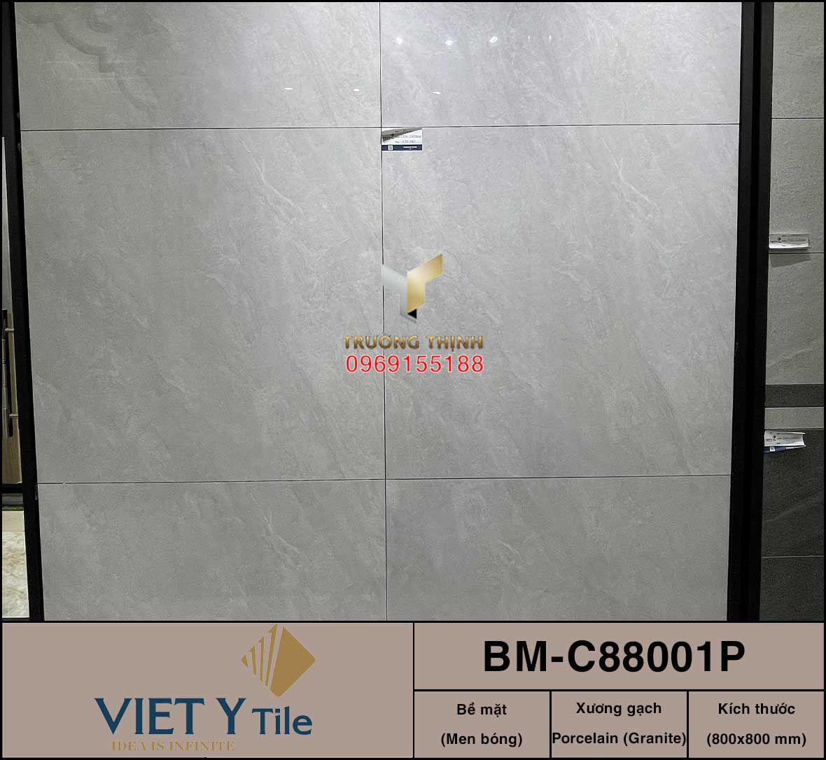 Top 8 mẫu gạch lát nền granite men bóng 80x80 Việt Ý đẹp sang 2026