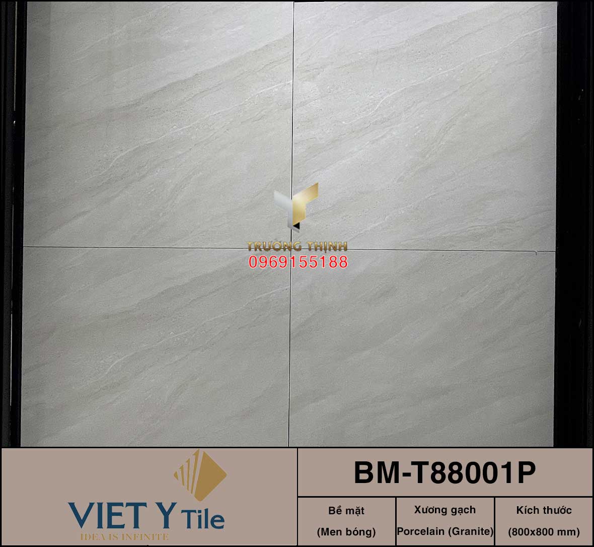 Top 8 mẫu gạch lát nền granite men bóng 80x80 Việt Ý đẹp sang 2026