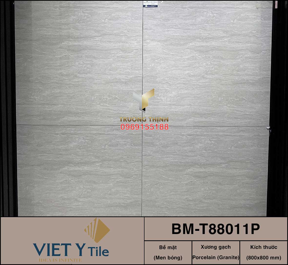 Top 8 mẫu gạch lát nền granite men bóng 80x80 Việt Ý đẹp sang 2026