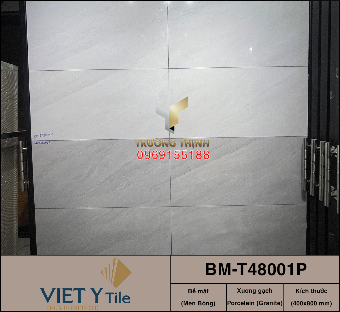 Xu hướng ốp tường gạch Việt Ý 40x80 mới nhất từ Bộ sưu tập VY1