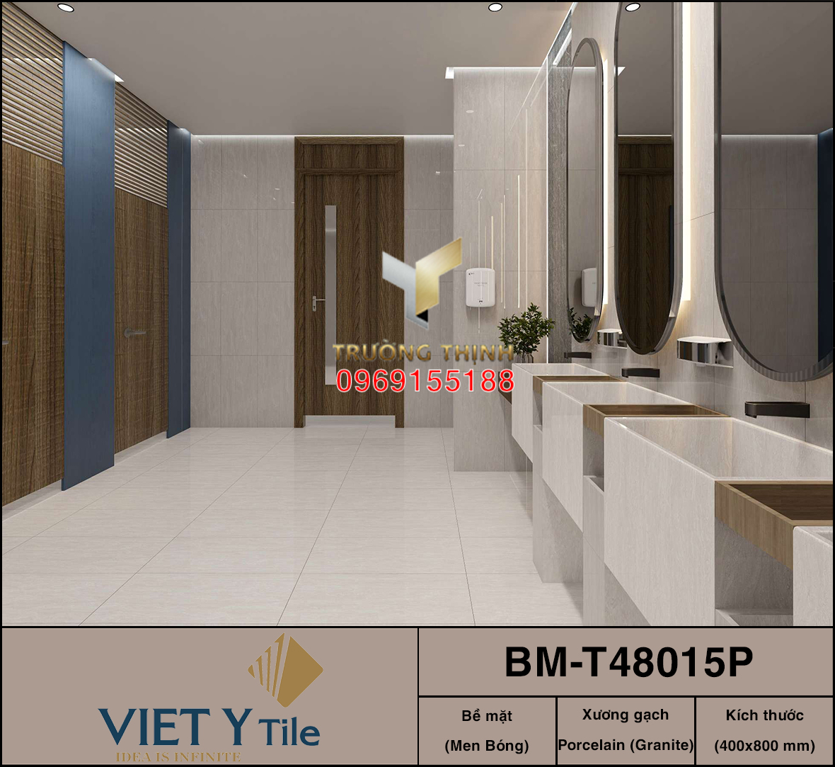 ​​​​​​​Xu hướng ốp tường gạch Việt Ý 40x80 mới nhất từ Bộ sưu tập VY1